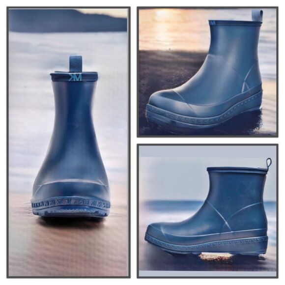 Michael Kors Mac Rain Bootie in River Blue - Picture 12 of 16